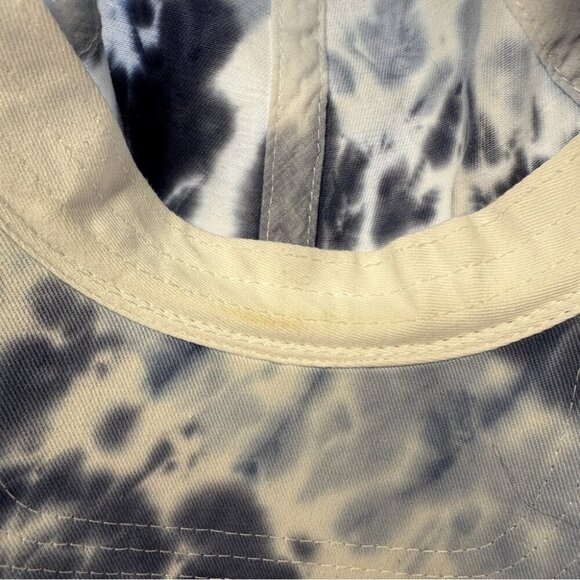NWT Aerie Baseball Hat Cap Tie Dye Blue White 100% Cotton OS - Picture 8 of 13